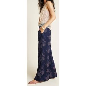 Anthropologie Wide Leg Floral Denim (32)